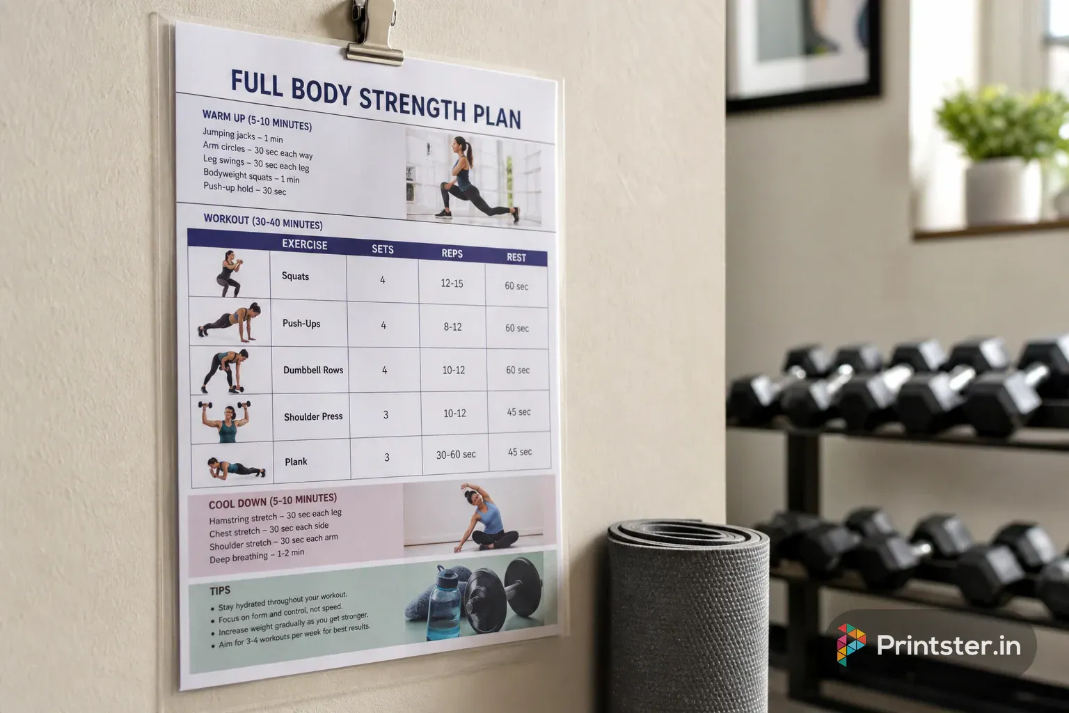 Fitness Plan Printing gallery image 2