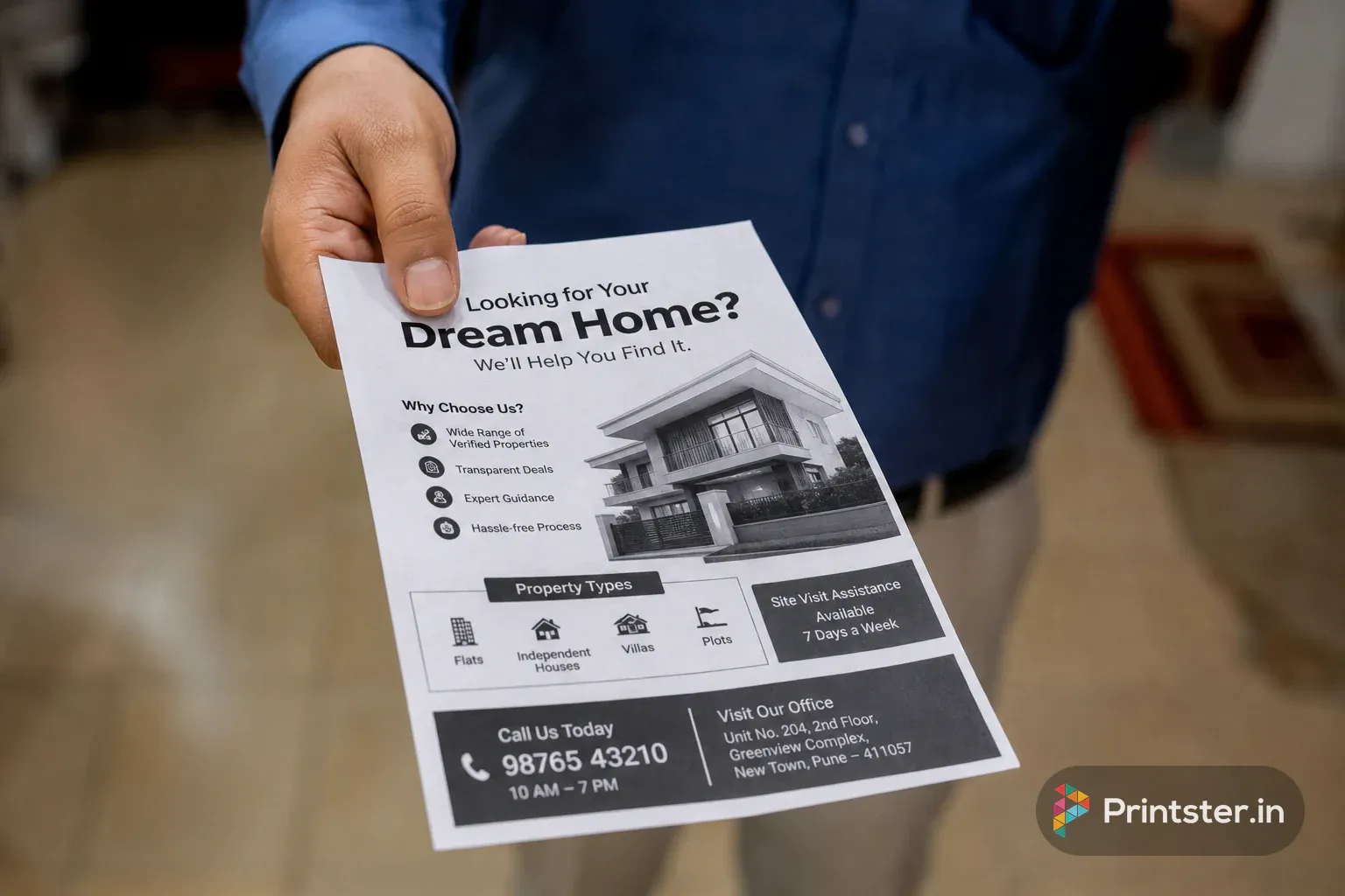 Flyers, Pamphlets, or Leaflets – Black and White gallery image 3