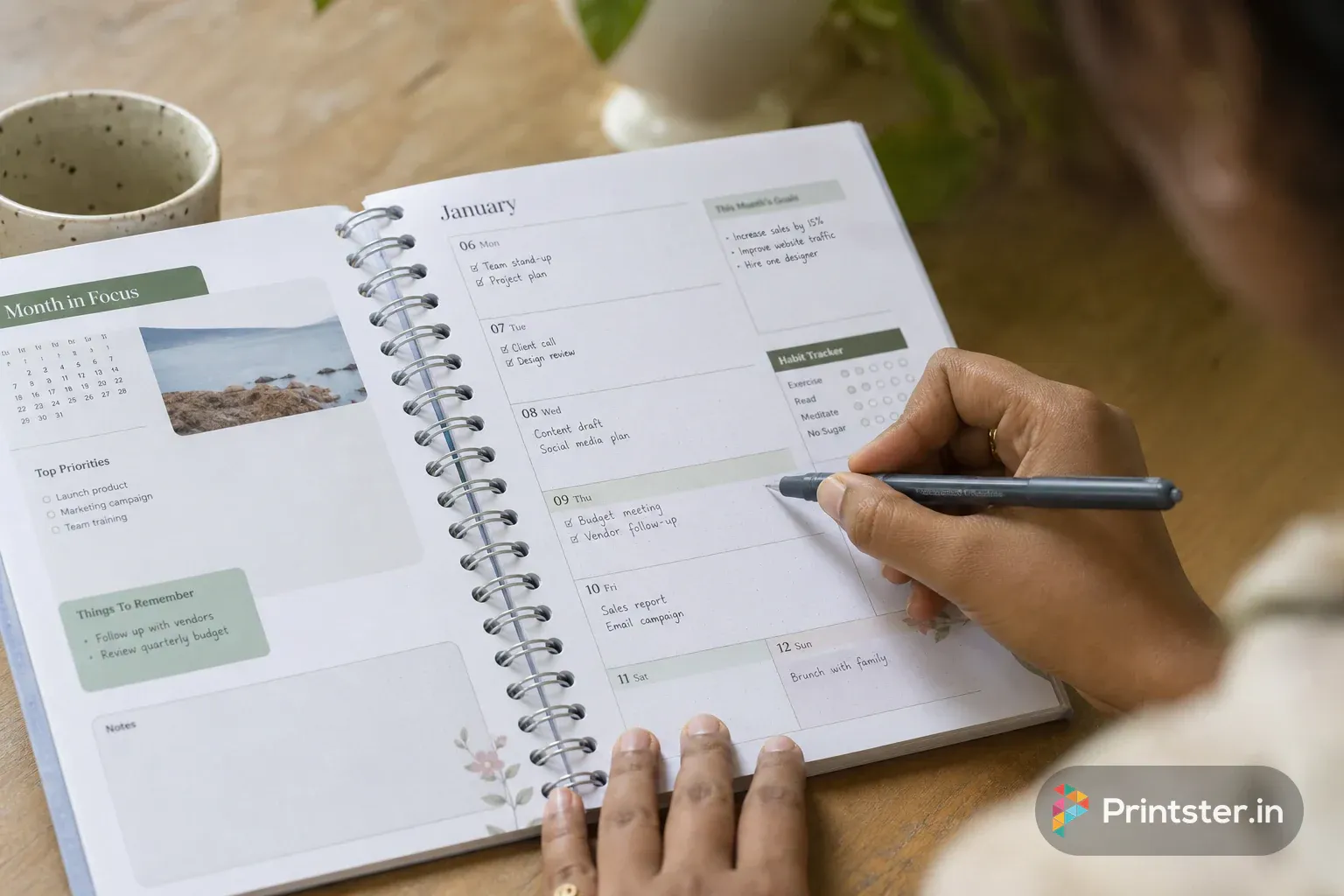 Planner (Wiro Bound) gallery image 3